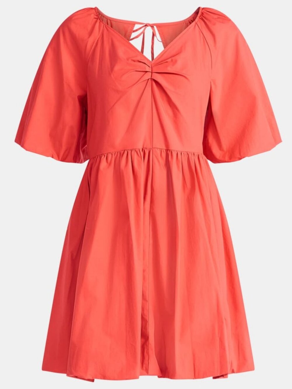 NWT, SZ L (12-14) 100% COTTON Mini Dress, Red
